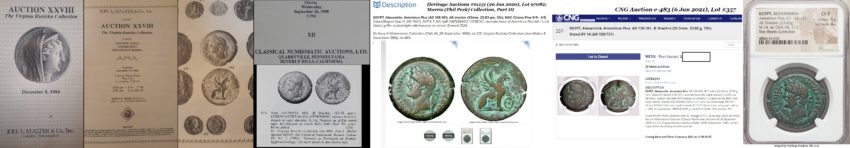 Antoninus Pius & Catalogs